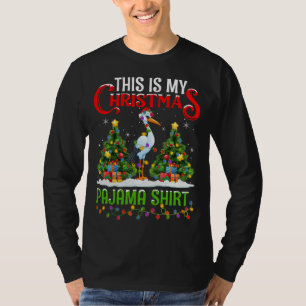 Das ist mein Weihnachts-Pajama-Storch T-Shirt