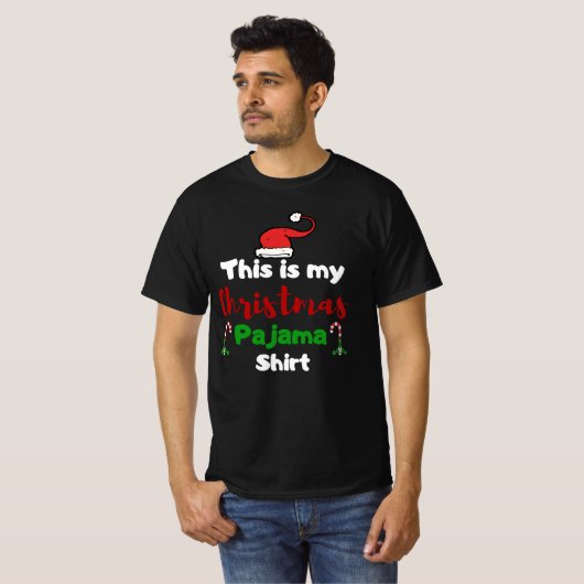 Das ist mein Weihnachts-Pajama-T - Shirt, Weihnach T-Shirt (Vorne ganz)