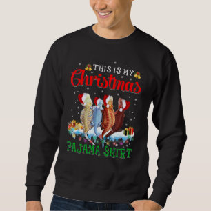 Das ist mein Weihnachts-Pajama-Weihbartdrache X Sweatshirt