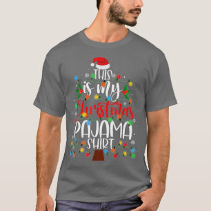 Das ist mein Weihnachts-Pajama-Weihnachtsbaumlicht T-Shirt
