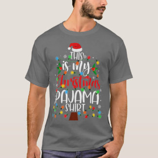 Das ist mein Weihnachts-Pajama-Weihnachtsbaumlicht T-Shirt
