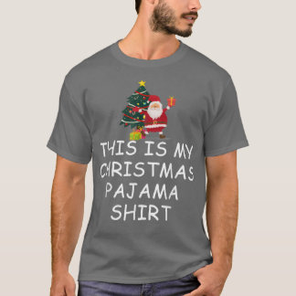 Das ist mein Weihnachts-Pajama-Weihnachtsmann T-Shirt