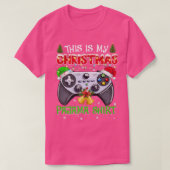 Das ist mein Weihnachts-Pajama-Weihnachtsmannmütze T-Shirt (Design vorne)