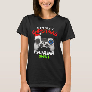Das ist mein Weihnachts-Pajama-Weihnachtsmannmütze T-Shirt