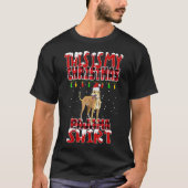 Das ist mein Weihnachts-Pajama-Windhund-T - Shirt (Vorderseite)