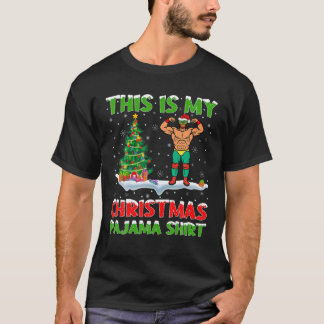 Das ist mein Weihnachts-Pajama-Wrestling T-Shirt