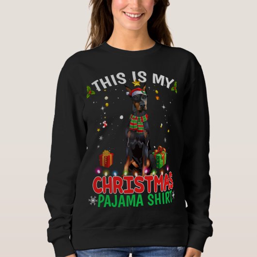 Das ist mein Weihnachts-Pajama XMAS Familiäres Des Sweatshirt (Vorderseite)