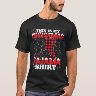 Das ist mein Weihnachts Pajama Xmas Funny Ice Hock T-Shirt