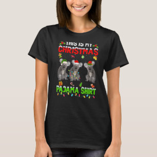 Das ist mein Weihnachts Pajama Xmas Koala Squad T-Shirt
