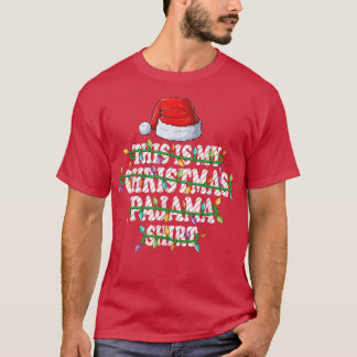 Das ist mein Weihnachts Pajama Xmas Lights Family  T-Shirt