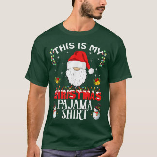 Das ist mein Weihnachts Pajama Xmas Lights Funny G T-Shirt