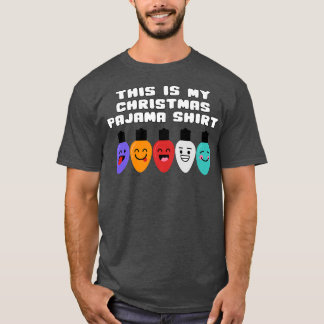Das ist mein Weihnachts Pajama Xmas Lights Funny H T-Shirt
