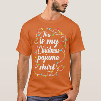 Das ist mein Weihnachts Pajama Xmas Lights Funny H T-Shirt