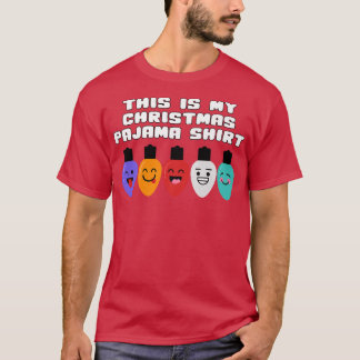 Das ist mein Weihnachts Pajama Xmas Lights Funny H T-Shirt