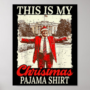 Das ist mein Weihnachts-Pajamas Weihnachten Weihna Poster