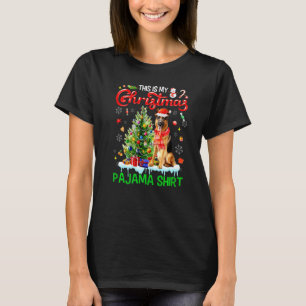 Das ist mein Weihnachts-Pyjama Deutscher Schäferhu T-Shirt