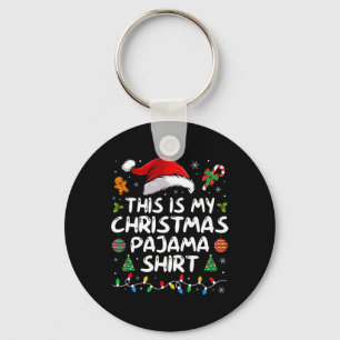 Das ist mein Weihnachts-Pyjama Lustige Xmas-PJs Mä Schlüsselanhänger