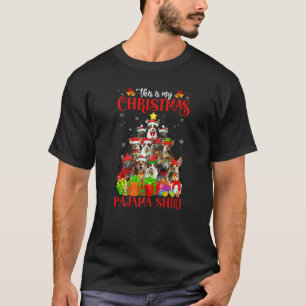 Das ist mein Weihnachts-Pyjama Oriental Katze Xmas T-Shirt