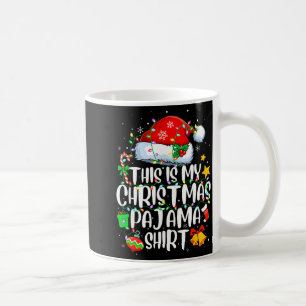 Das ist mein Weihnachts-Pyjama-Shirt Lustiges Xmas Kaffeetasse