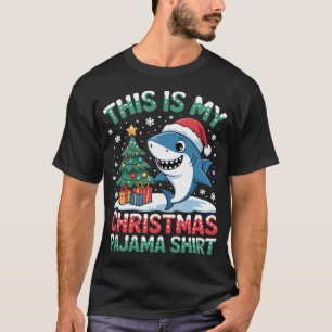 Das ist mein Weihnachts-Pyjama Stingray Fisch Weih T-Shirt