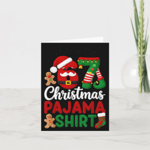 Das ist mein Weihnachts-Pyjama Weihnachten 67 Fami Karte