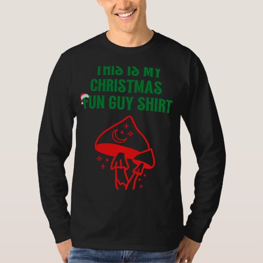 Das ist mein Weihnachts-Spaß-Typ Mushroom Fungi T-Shirt (Vorderseite)