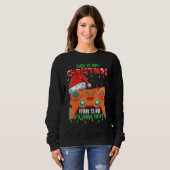 Das ist mein Weihnachts-Video-Controller Dim Sum Sweatshirt (Vorne ganz)