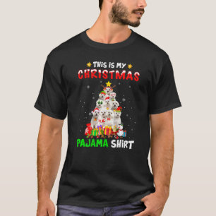 Das ist mein Weihnachtsbaum Pajama Maltese Dog Xma T-Shirt