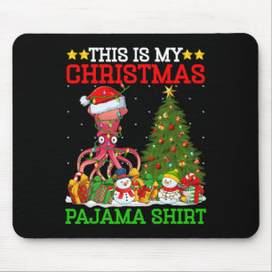 Das ist mein Weihnachtsbaum Pajamas Lights Tintenf Mousepad
