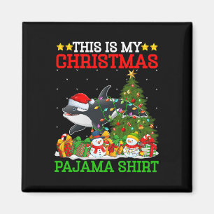 Das ist mein Weihnachtsbaum Pajamas Orca Lighting Magnet