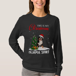 Das ist mein Weihnachtsfest Pajama Bernese Mountai T-Shirt