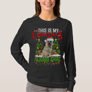 Das ist mein Weihnachtsfest Pajama Terrier Dog Wei T-Shirt
