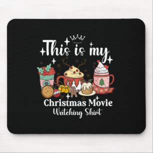 Das ist mein Weihnachtsfilm-Anschauen-Shirt Famili Mousepad