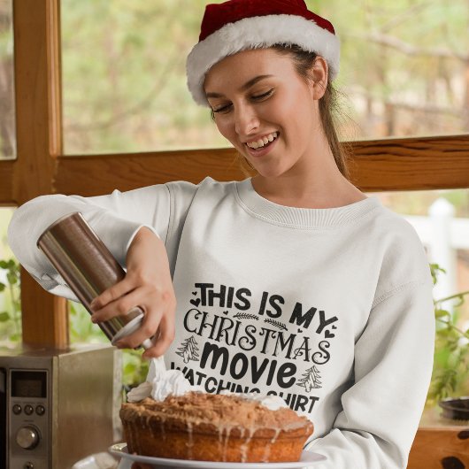 Das ist mein Weihnachtsfilm beim Betrachten Sweatshirt