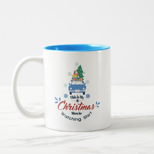 Das ist mein Weihnachtsfilm, der Shirt sieht Zweifarbige Tasse (Links)