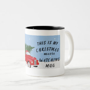 Das ist mein Weihnachtsfilm-Gefäß Zweifarbige Tasse