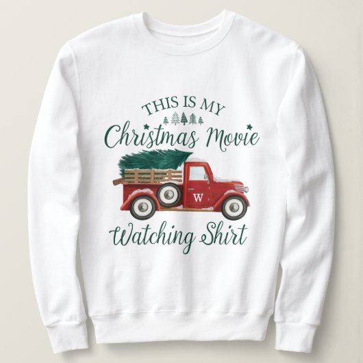 Das ist mein Weihnachtsfilm-Watching Sweatshirt (Design vorne)