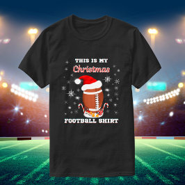 Das ist mein Weihnachtsfußball-Shirt mit Snacks T-Shirt