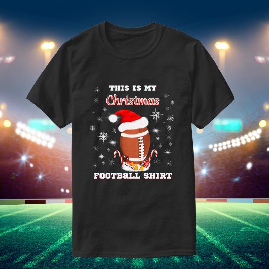 Das ist mein Weihnachtsfußball-Shirt mit Snacks T-Shirt