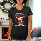 Das ist mein Weihnachtsfußball-Shirt mit Snacks T-Shirt
