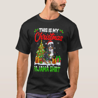 Das ist mein Weihnachtsgebirgshund Pajama Bernese T-Shirt