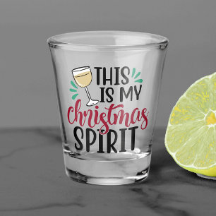 Das ist mein Weihnachtsgeist | Funny Drink Spaß Schnapsglas