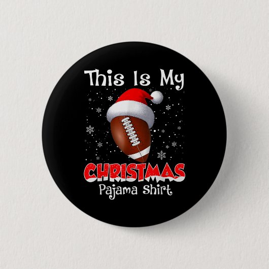 Das ist mein Weihnachtsgeschenk für Fußball Button (Vorderseite)