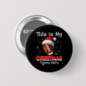Das ist mein Weihnachtsgeschenk für Fußball Button (Vorne & Hinten)
