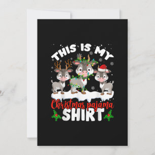 Das ist mein Weihnachtsgeschenk für Pajama Santa G Feiertagskarte