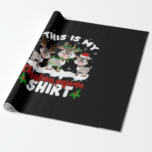 Das ist mein Weihnachtsgeschenk für Pajama Santa G Geschenkpapier