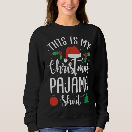 Das ist mein Weihnachtsgeschenk Sweatshirt (Vorderseite)