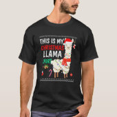 Das ist mein Weihnachtslama Pajama Pajama Top Chri (Vorderseite)