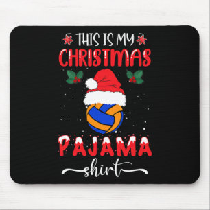 Das ist mein Weihnachtspajama - Funny Volleyball X Mousepad