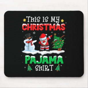 Das ist mein Weihnachtspajama Funny Xmas Pjs Men W Mousepad